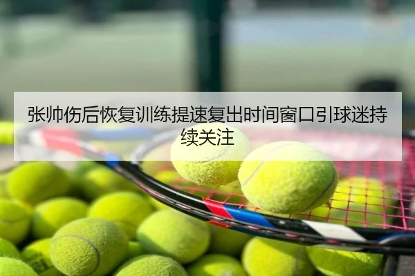 张帅伤后恢复训练提速复出时间窗口引球迷持续关注